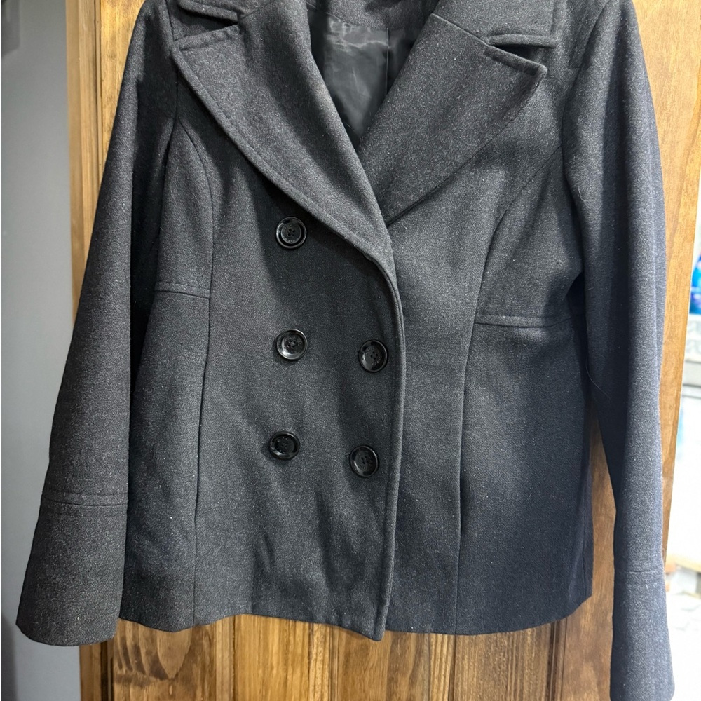 Michael Kors Women's Black Double-Breasted Jacket